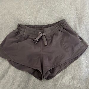 Lululemon hotty hot shorts size 6 grey